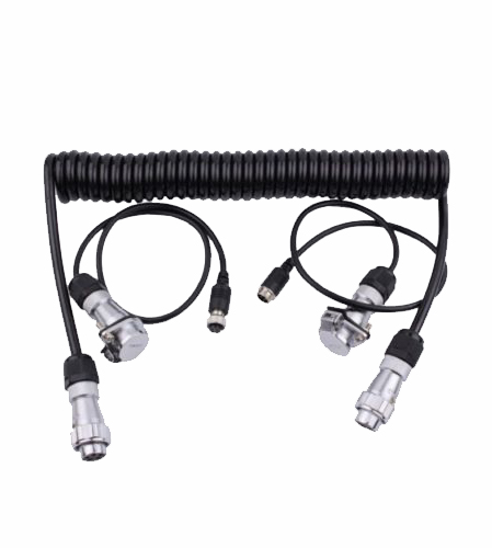 Aopulo Trailer Cable Connector & Receptacle with Extension 0.5m 4pin Cable
