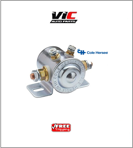 COLE HERSEE CONTINUOUS DUTY SOLENOID 85A DUAL BATTERY 12V VOLT SOLENOID ISOLATOR 24059BX