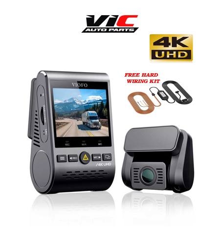 VIOFO A129 PRO DUO ULTRA 4K FRONT + FULL HD 1080P REAR DUAL CHANNEL WI-FI DASH CAMERA