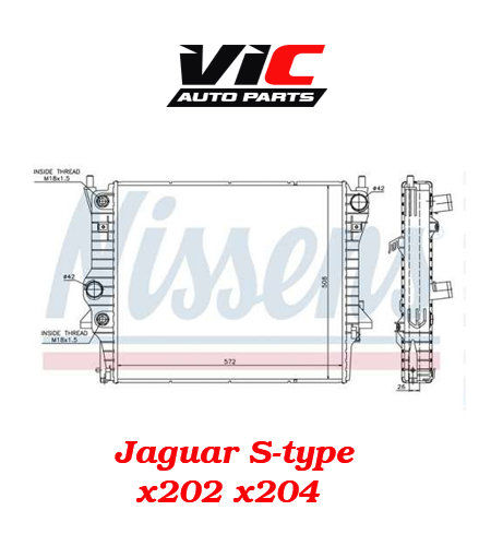 JAGUAR S-TYPE X202 X204 2.5L 3.0L V6 4.2L V8 Petrol Auto 2002-2008