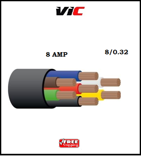 10m 2.5MM 7 CORE WIRE COIL CABLE