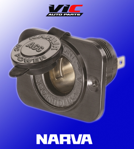 NARVA HEAVY DUTY CIGARETTE LIGHTER SOCKET 12V DC ADAPTER CARAVAN 81026BL