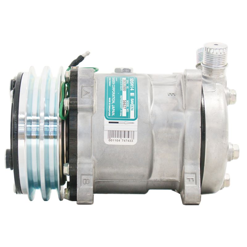 SANDEN COMP SD5H14 24V 132MM AA SECTION CLUTCH FITT VERT ORING