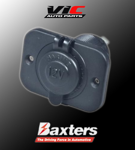 BAXTERS FLUSH MOUNT ENGEL TYPE SOCKET FRIDGE 12V CARAVAN 4WD 4X4 CAMPER