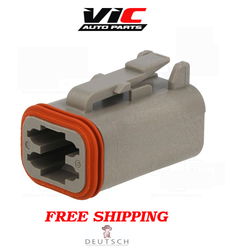 PKT 1 DT SERIES 4 WAY SOCKET CONNECTOR – USES SIZE 16 TERM