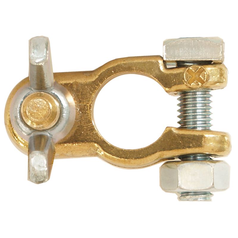 BATT TERM (+) WINGNUT PKT 10 POS 8MM STUD STEEL WINGNUT ICON