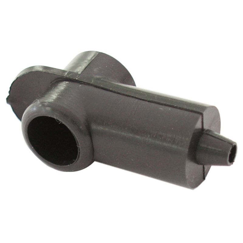 BLACK TERMINAL INSULATOR LENGTH 32MM, RING OD 14MM CABLE OD 3-6MM