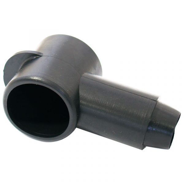 BLACK TERMINAL INSULATOR LENGTH 25MM, RING OD 16MM 6 B&S – 0 B&S 5 PCS