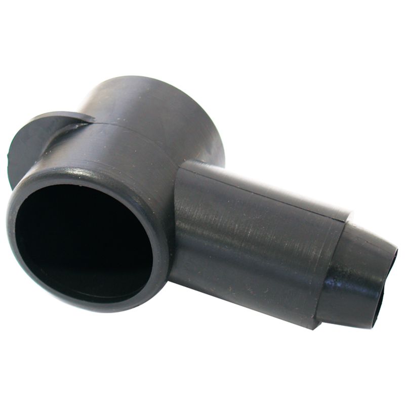 BLACK TERMINAL INSULATOR LENGTH 25MM, RING OD 16MM 6 B&S – 0 B&S 5 PCS