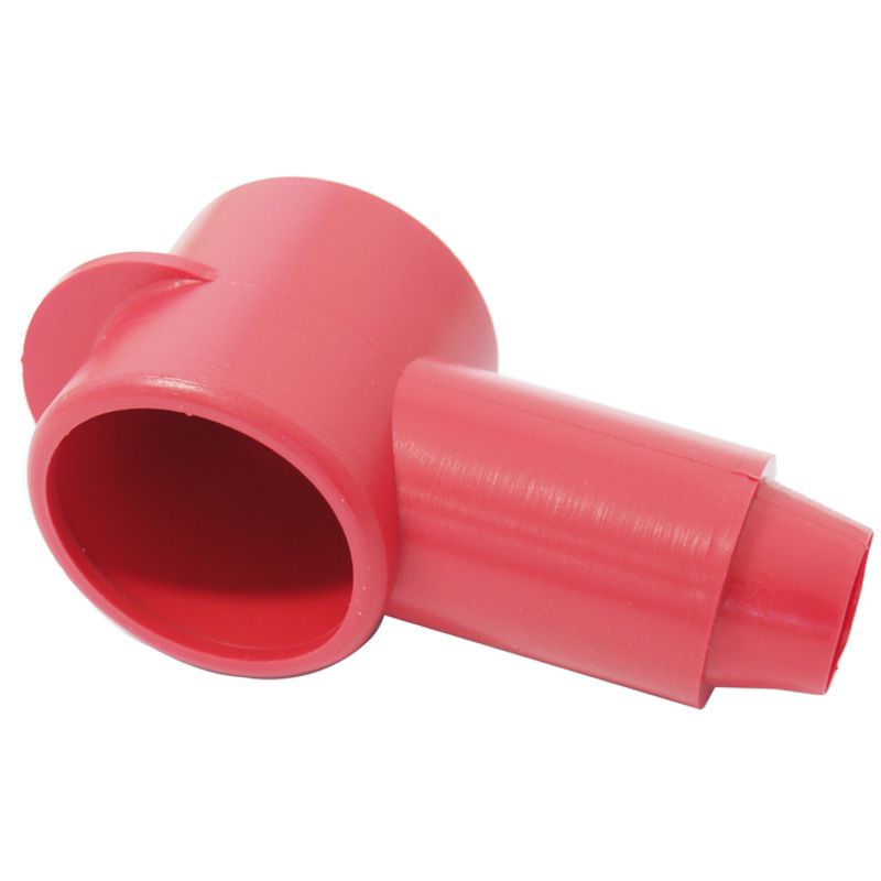RED TERMINAL INSULATOR LENGTH 25MM, RING OD 16MM 6 B&S – 0 B&S 5 PCS