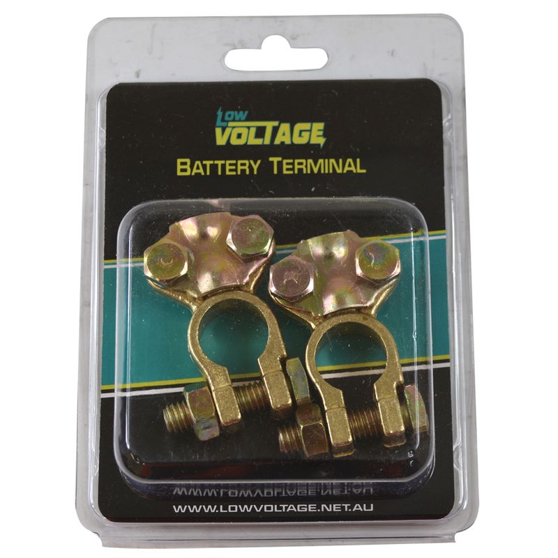 BATT TERM SADDLE TYPE 2PK END ENTRY SUITS 6-1 B&S CABLE