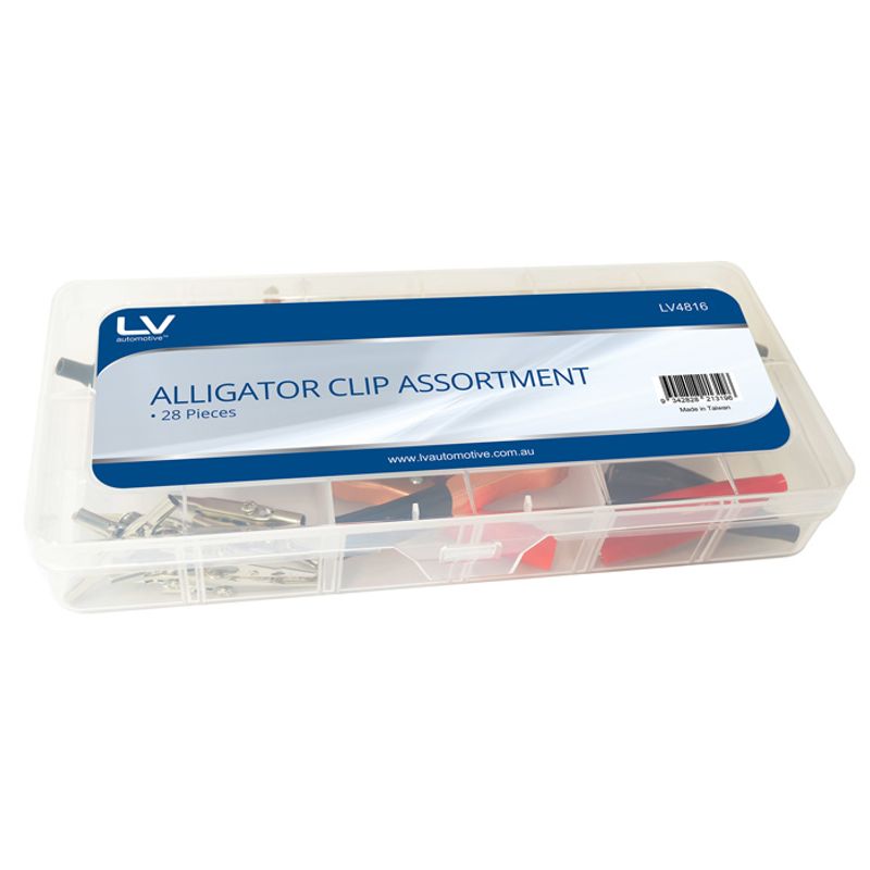 ALLIGATOR CLIP ASSORTMENT[28PC