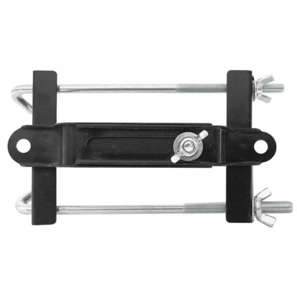 ADJ. BATTERY HOLD DOWN BRACKET 190MM HEIGHT ZINC PLATED J BOLTS