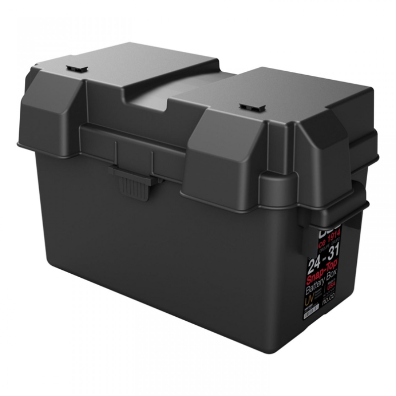NOCO BATTERY BOX SNAP TOP HEAVY DUTY PLASTIC SUITS N50ZZ TO N86 BATTERIES