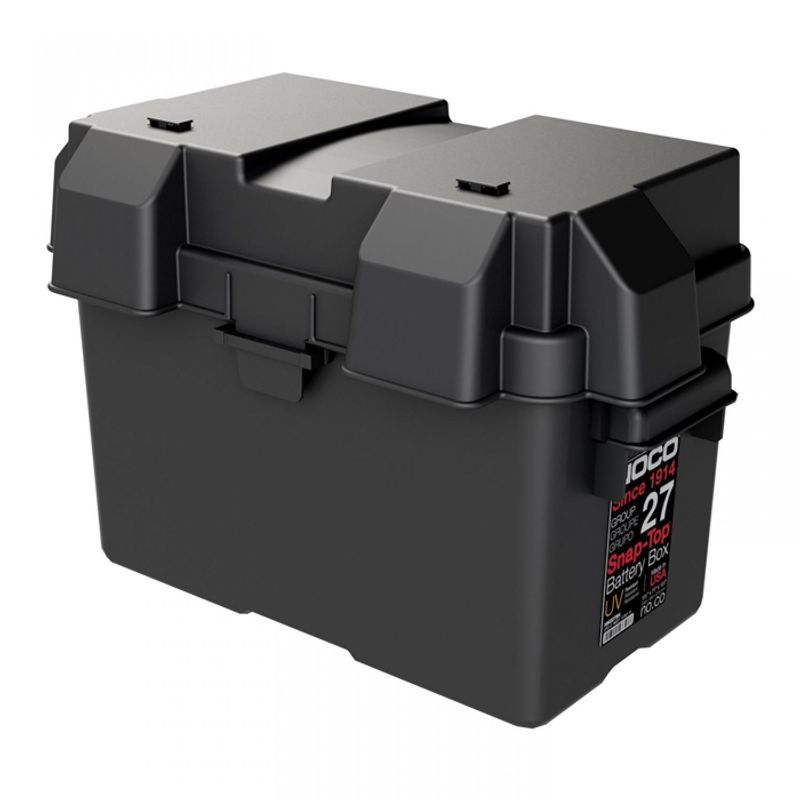 NOCO BATTERY BOX SNAP TOP HEAVY DUTY PLASTIC SUITS N70ZZ BATTERIES