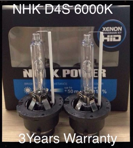 NHK HID Globes D4S 6000K 35W