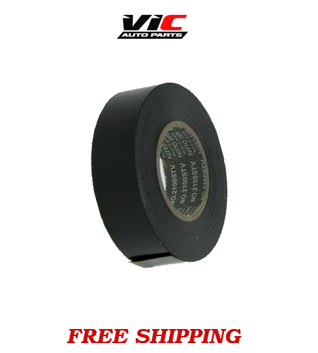 10 PCS NITTO TAPE 19mm x 20m BLACK PVC HARNESS TAPE LEAD