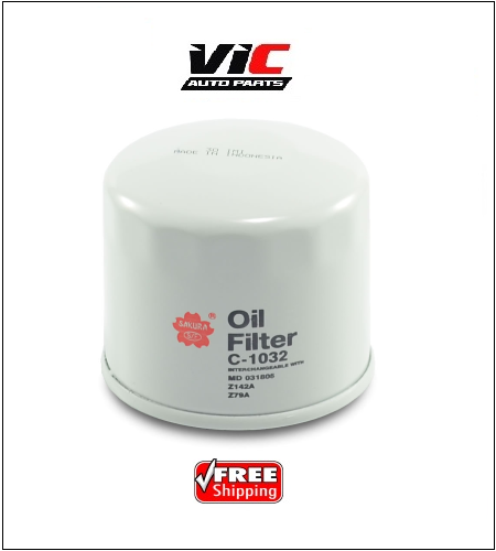 Sakura Oil Filter C-1032, Z79A Pack of 6pcs