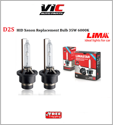 LIMA HID Globes D2S 6000K