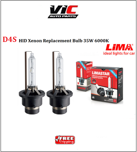 LIMA HID Globes D4S 6000K