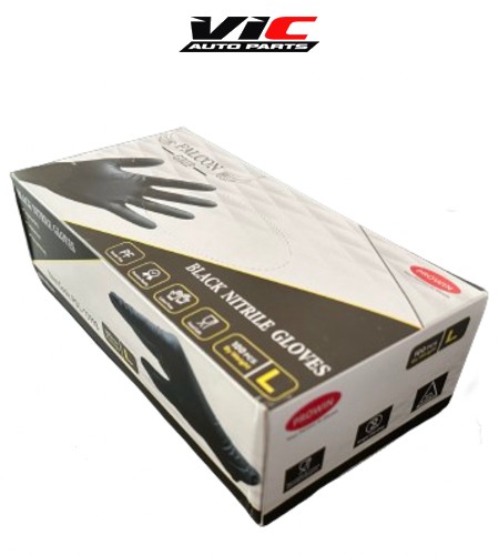 Phoenix Grip Black Nitrile Glove 5 box Size L