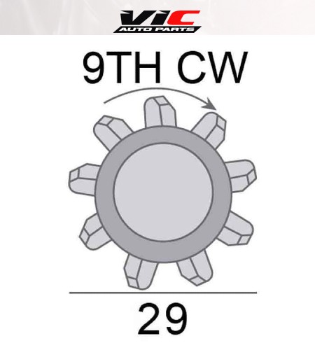 STR MTR 12V 1.1KW 9TH CW SUITS JOHN DEERE, YANMAR ENG YANMAR 3TNV70