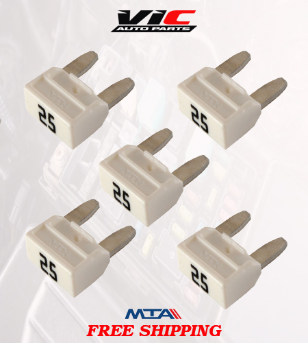 MTA FUSE MINIVAL MINI VAL NOZZLE 25A 5 PCS