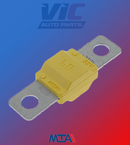 1 X MTA GENUINE 60A AMP MIDI FUSES FOR DUAL BATTERY AND MEGA SOUND SYSTEMS